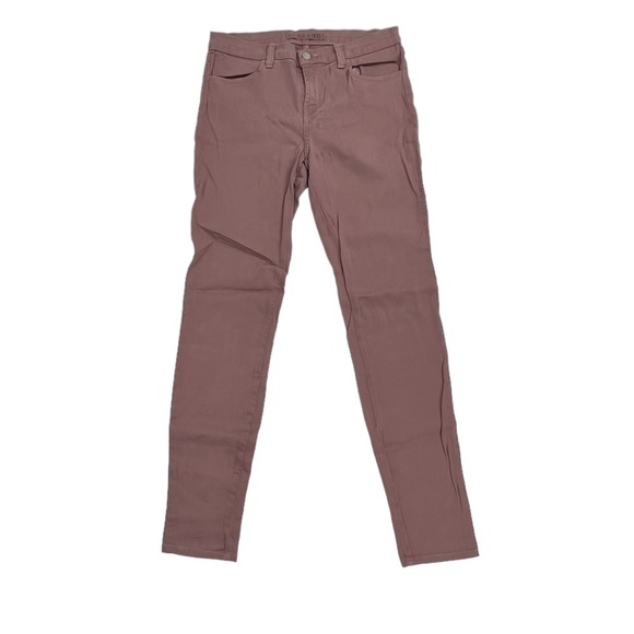 J Brand Super Skinny Mid Rise Mauve Jeans Size 29 Women's - Picture 1 of 7